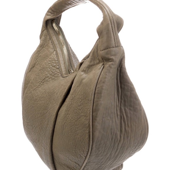 Alexander Wang Taupe Leather Hobo Bag - Picture 3 of 6